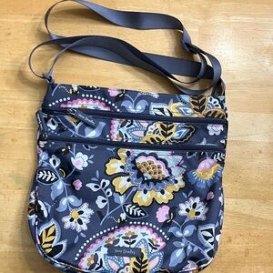 Vera Bradley Blue Floral Crossbody Bag